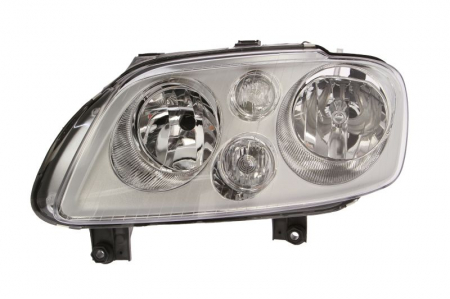 Far stanga (H7, reglaj electric, fundal cromat, fundal portocaliu) VW CADDY, TOURAN 2003-2010 [0]