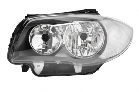 Far stanga (H7, reglaj electric, fundal negru) BMW Seria 1 (E81),Seria 1 (E82),Seria 1 (E87),Seria 1 (E88) [0]