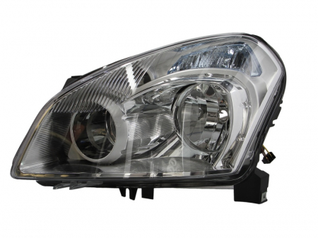 Far stanga (H7, reglaj electric, fundal negru/insertii crom) NISSAN QASHQAI I Iluminat auto - Far stanga (H7, reglaj electric, fundal negru/insertii crom) NISSAN QASHQAI I