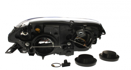 Far Stanga (halogen, 2*H1/H1/H7, electric, cu motor, bec, culoare insert: intuneric, culoare semnalizator: fumuriu) potrivit FIAT BRAVO II [1]