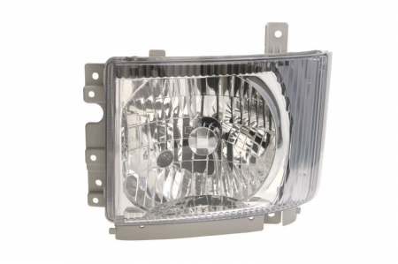 Far stanga (HB2, electric cu motoras, insertii crom) ISUZU