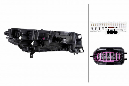 Far stanga potrivit SKODA ENYAQ iV, Coupe / SUV dupa 2020 (LED, cu motor) [3]