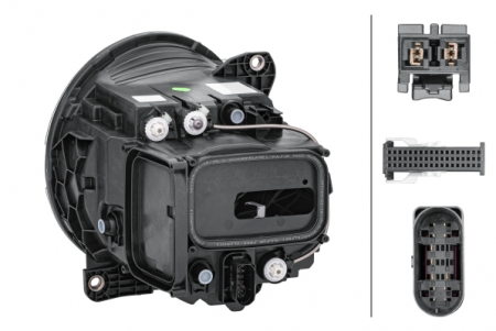 Far stanga LED, cu motoras,interior crom MERCEDES W463 LIFT dupa 2018 [1]