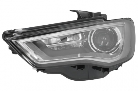 Faruri - Far Stanga potrivit AUDI A3 (LED, D3S/LED/PWY24W, electric, cu motor, culoare insert: gri)