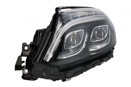 Iluminat auto - Far stanga LED, electric, cu lumini curbe , cu DRL MERCEDES GLS X166 dupa 2015