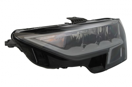 Iluminat auto - Far Stanga potrivit AUDI A3 (LED, electric, cu motor, cu controler LED, culoare insert: negru)