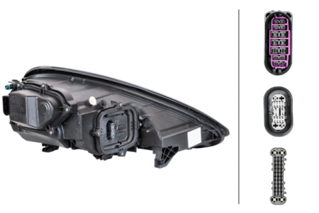 Far stanga LED, electric, cu motoras,interior crom PORSCHE PANAMERA 970 intre 2013-2016 [1]