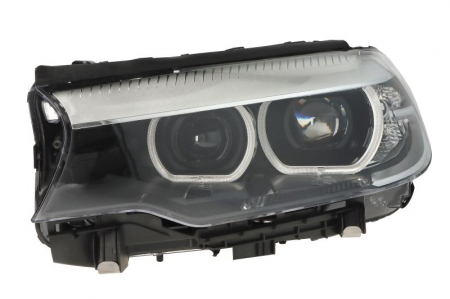 Faruri - Far Stanga potrivit BMW 5 (G30, F90), 5 (G31) (LED, LED/PY21W, cu motor)