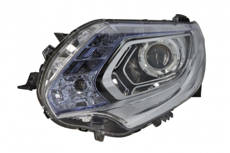 Iluminat auto - Far Stanga potrivit MITSUBISHI L200 / TRITON (LED/PY21W, electric, fara motoras, culoare interior: cromat, culoare semnalizator: transparent)