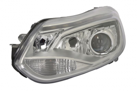 Faruri - Far Stanga potrivit FORD FOCUS III; FORD USA FOCUS (xenon, D3S/H1/H7/LED/PY21W, electric, cu motor, culoare insert: cromat, culoare semnalizator: transparent)