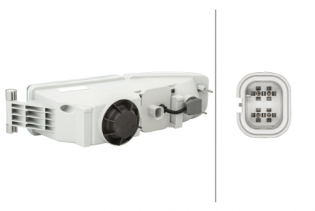 Far universal dreapta (H4/PY21W, 24V, alb) potrivit MAN L2000, LION´S CITY, LION´S COACH, LION´S COMFORT, LION´S STAR, TGA, TGL I, TGM I, TGS I, TGX I 01.93- [1]