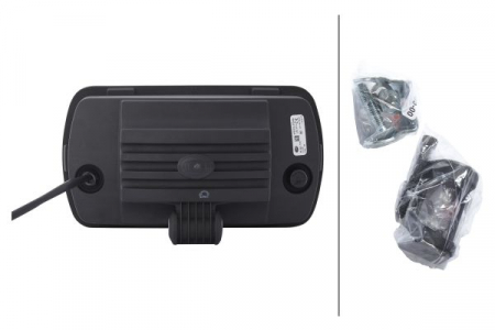 Far universal stanga/dreapta (dreptunghiular, JUMBO, LED, 12/24V, 1,3; 2,7; 8W, latime 238mm, inaltime 132mm, adancime: 113mm, aluminiu, negru, lumini pozitie, lungime cablu: 800mm, standing fitting) [3]