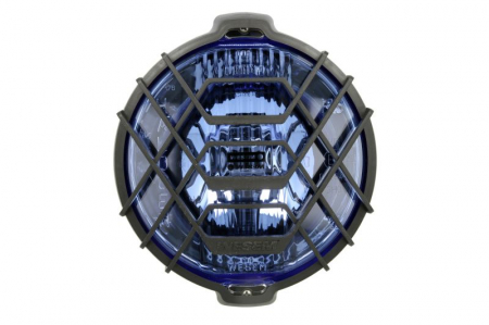 Iluminat auto - Far universal stanga/dreapta (faza lunga, H3, 12/24V, diametru 152mm, albastru, plastic, crom, lungime cablu: 150mm)