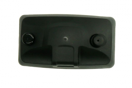 Far universal stanga/dreapta (faza lunga, H3, latime 139mm, inaltime 79,8mm, transparent, plastic, negru) [1]