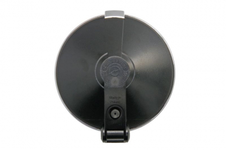 Far universal stanga/dreapta (faza lunga, H3/T4W, 12/24V, diametru 190mm, transparent, plastic, negru, lumini pozitie, rama cromata, fara bec) [1]