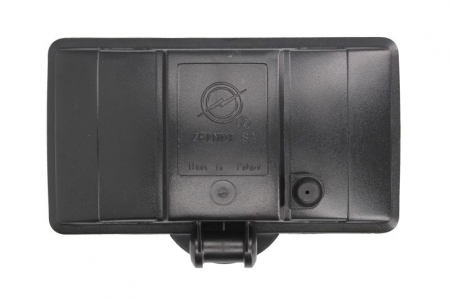 Far universal stanga/dreapta (faza lunga, H3/T4W, 12/24V, latime 241mm, inaltime 135mm, alb, plastic, negru/crom, lumini pozitie, lungime cablu: 150mm) [1]