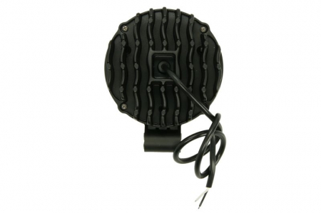 Far universal stanga/dreapta (faza lunga, LED, 12/24V, diametru 116mm, adancime: 72mm, transparent, aluminiu, negru, lungime cablu: 500mm) [1]