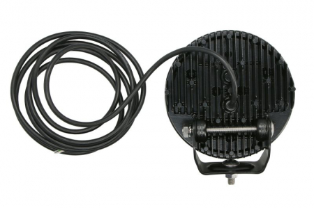 Far universal stanga/dreapta (faza lunga, LED, 12/24V, inaltime 194mm, diametru 179mm, adancime: 78mm, transparent, aluminiu, negru, lumini pozitie, lungime cablu: 300mm) [1]