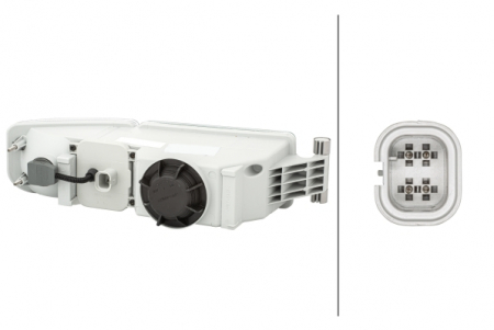 Far universal stanga (H4/PY21W, 24V, alb) potrivit MAN L2000, LION´S CITY, LION´S COACH, LION´S COMFORT, LION´S STAR, TGA, TGL I, TGM I, TGS I, TGX I 01.93- [1]