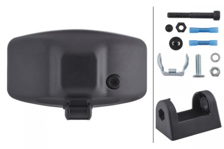 Farul universal Dreapta/Stanga (dreptunghiular, H7/LED, 12/24V, latime 247mm, inaltime 141mm, adancime: 124mm, transparent, plastic, negru, Lampi de pozitie) [3]