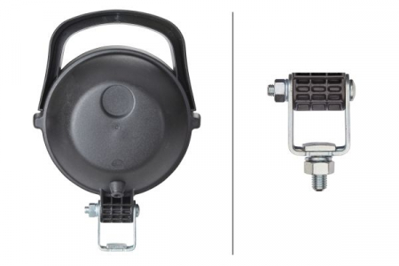 Farul universal Dreapta/Stanga (H3, 12/24V, latime 152mm, inaltime 239mm, diametru 152mm, adancime: 120mm, alb, negru) [1]