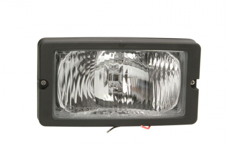 Iluminat auto - Farul universal Dreapta/Stanga (H3, 24V, alb, cu raza lunga de actiune cu scut solar) potrivit SCANIA 4 05.95-04.08