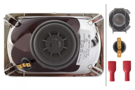 Farul universal Dreapta/Stanga (H4/T4W, 12/24V, latime 167mm, inaltime 107mm, transparent, Lampi de pozitie) potrivit MULTICAR M26; MITSUBISHI GALANT IV; TOYOTA CARINA II, CORONA 01.76-12.02 [3]