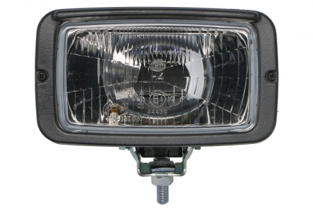 Faruri - Farul universal Dreapta/Stanga potrivit JOHN DEERE 6000, 7000 1997-2007 (H4/T4W, 12/24V, latime 180mm, inaltime 106mm, adancime: 120mm, transparent, plastic, negru, Lampi de pozitie) 24V