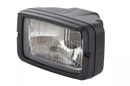 Farul universal Dreapta/Stanga potrivit JOHN DEERE 6000, 7000 1997-2007 (H4/T4W, 12/24V, latime 180mm, inaltime 106mm, adancime: 120mm, transparent, plastic, negru, Lampi de pozitie) 24V [3]