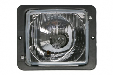 Farul universal Dreapta/Stanga (R2/T4W, 12/24V, latime 173mm, inaltime 144mm, adancime: 99mm, transparent, plastic, negru, Lampi de pozitie) [0]