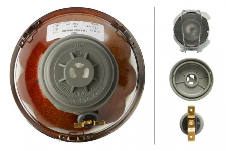 Farul universal Dreapta/Stanga potrivit HONDA ACCORD I; TOYOTA CARINA II, CORONA 1972-1983 (rotund, H4/T4W, 12V, diametru 144,5mm, transparent, Lampi de pozitie) 12V [1]