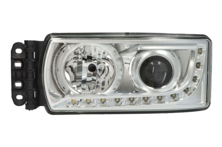 Iluminat auto - Fat stanga (12LED*1WATT/H7, manual, fara motor, cu controler ECU) potrivit IVECO EUROCARGO IV, EUROCARGO V, STRALIS I, STRALIS II 02.02-