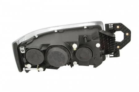 Fat stanga (H1/H3/H7/PY21W/W5W, manual, fara motor, cu lumina de ceata, culoare insert: crom platinat, culoare indicator: transparent) potrivit RVI PREMIUM 2 10.05- [3]