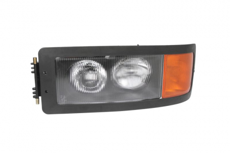 Fat stanga potrivit MAN F2000, M 2000 M dupa 1994 (H1/H4/W5W, manual, fara motor, culoare insert: negru, culoare indicator: portocaliu) [0]