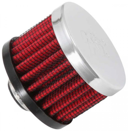 Pachet revizie - Filtru de aer K & N  pentru recirculare gaze 3 / 8 / 2 / 1,5 Chrome Sus