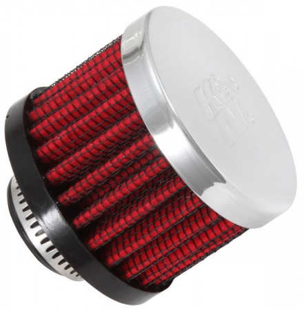 Pachet revizie - Filtru de aer K & N  pentru recirculare gaze 5 / 8 / 2 / 1,5 Începutul Chrome