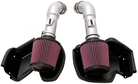 Filtru de aer K & N TYPHOON potrivit NISSAN / INFINITI 370Z/G37, V6-3.7L, 09-10 - SILVER [2]