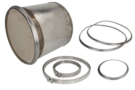 Filtru particule (DPF) - Filtru de particule diesel (DPF) (fabricate din fabrica) potrivit Man Lion S Intercity, Lion's City, Tgm I, Tgm II, Tgs I, Tgx I D0826LUH-D2676LF68 dupa 1996 - Euro 6, otel inoxidabil, diametru 343 mm
