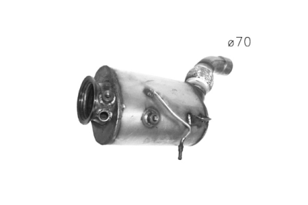 Filtru particule (DPF) - Filtru de particule diesel (DPF) fata potrivit Bmw 3 (E90), 3 (E91), 3 (E92), 5 (E60), 5 (E61), 6 (E63), 6 (E64), X3 (E83), X5 (E70), X6 (E71, E72) 2006-2013 - 3.0 diesel, Euro 4, cordierita