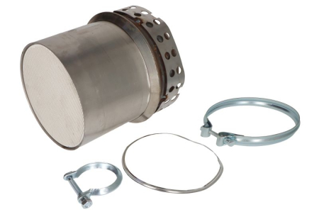 Filtru particule (DPF) - Filtru de particule diesel (DPF) fata potrivit Citroen C3 II, DS3; Peugeot 2008 I, 206+, 207, 208, 208 I dupa 2006 - 1.4 diesel, Euro 5, cordierita