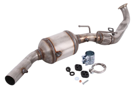 Filtru particule (DPF) - Filtru de particule diesel (DPF) fata potrivit Mercedes A (W169), B Sports Tourer (W245) 2004-2012 - 2.0 diesel, Euro 4, cordierita