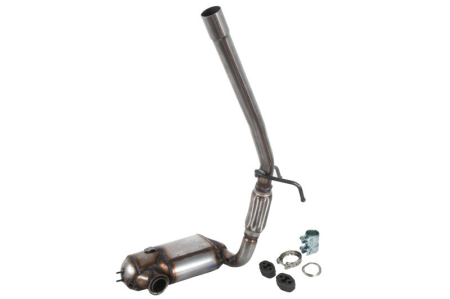 Filtru particule (DPF) - Filtru de particule diesel (DPF) potrivit Audi A1; Seat Ibiza IV, Ibiza IV Sc, Ibiza IV St, Toledo IV; Skoda Fabia II, Rapid, Roomster, Roomster Praktik; VW Polo V 2009-2019 - 1.6 diesel, Euro 5, cord