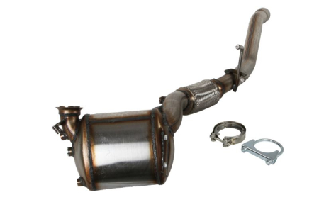 Filtru particule (DPF) - Filtru de particule diesel (DPF) potrivit Audi A3; Seat Altea, Altea Xl, Leon, Toledo III; Skoda Octavia II; VW Golf V, Jetta III, Passat B6, Touran 2005-2013 - 2.0 diesel, Euro 4, cordierita