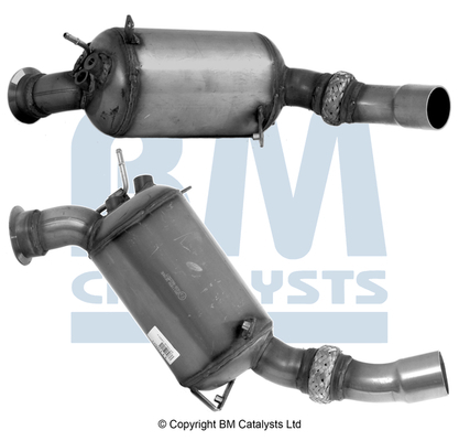 Filtru de particule diesel (DPF) potrivit Bmw 1 (E81), 1 (E82), 1 (E87), 1 (E88), 3 (E90), 3 (E91), 3 (E92), 3 (E93) 2004-2013 - 2.0 diesel, Euro 4, cordierita [1]