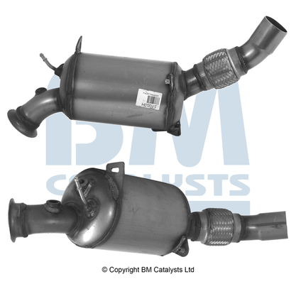 Filtru de particule diesel (DPF) potrivit Bmw 1 (E81), 1 (E82), 1 (E87), 1 (E88), 3 (E90), 3 (E91), X1 (E84) 2006-2015 - 2.0 diesel, Euro 4, cordierita [1]