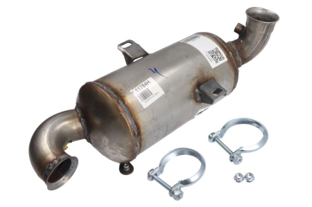 Filtru particule (DPF) - Filtru de particule diesel (DPF) potrivit Ds Ds 3; Citroen C3 II, DS3; Peugeot 2008 I, 206+, 207, 208, 208 I dupa 2006 - 1.4 diesel, Euro 5, cordierita