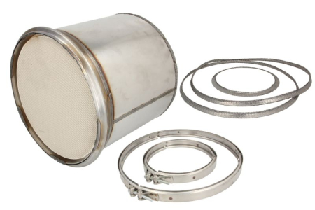 Filtru particule (DPF) - Filtru de particule diesel (DPF) potrivit Man Lion S Intercity, Tgm I, Tgm II, Tgs I, Tgx I D0836LFL40-D2676LF80 dupa 2005 - Euro 6, otel inoxidabil, diametru 343 mm