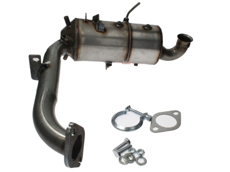 Filtru particule (DPF) - Filtru de particule diesel (DPF) potrivit Volvo C30, S40 II, S80 II, V50, V70 III; Ford C-MAX, Focus C-MAX, Focus II; Mazda 3 2003-2013 - 1.6 diesel, Euro 4, cordierita