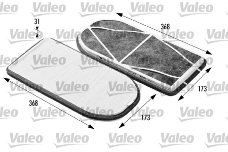 Filtru habitaclu cu carbune activ potrivit BMW 7 (E38) 2.5D-5.4 1994-2001 [1]