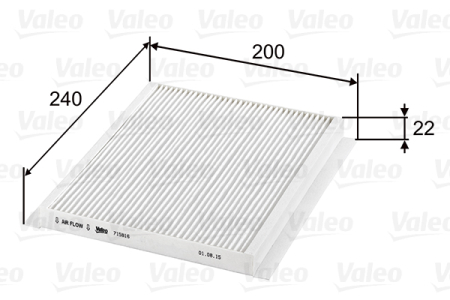 Filtru aer habitaclu - Filtru habitaclu cu carbune activ potrivit CHEVROLET LACETTI; DAEWOO NUBIRA; HYUNDAI ACCENT III, CRETA, ELANTRA IV, ELANTRA V, ELANTRA VI, I20 ACTIVE, I20 II, I20 III 1.0-Electric dupa 1997
